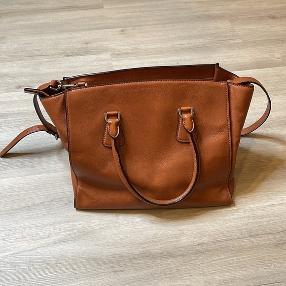 Michael Kors Brown Sophie Satchel Convertible Bag - Picture 9 of 12